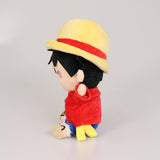 Luffy Sitting Plush Banzai! - ONE PIECE - Authentic Japanese TOEI ANIMATION Plush 