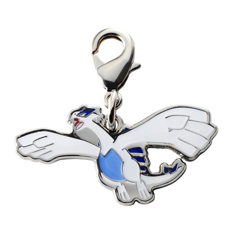 Lugia - National Pokédex Metal Charm Keychain #249 - Authentic Japanese Pokémon Center Keychain 