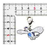 Lugia - National Pokédex Metal Charm Keychain #249 - Authentic Japanese Pokémon Center Keychain 