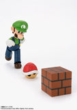Luigi S.H.Figuarts Figure - Super Mario - Authentic Japanese Bandai Namco Figure 