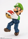 Luigi S.H.Figuarts Figure - Super Mario - Authentic Japanese Bandai Namco Figure 