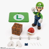 Luigi S.H.Figuarts Figure - Super Mario - Authentic Japanese Bandai Namco Figure 