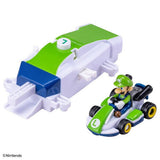 Luigi & Standard Kart Drift Starter Set - Drift TOMICA X Mario Kart - Authentic Japanese Takara Tomy Figure 