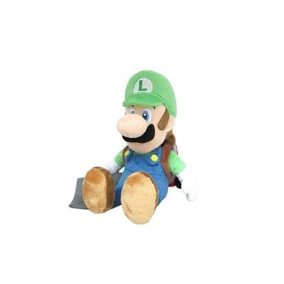 Luigi With Poltergust Plush - Luigi's Mansion 2 HD - Authentic Japanese San-ei Boeki Plush 
