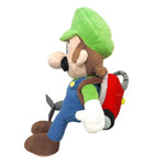 Luigi With Poltergust Plush - Luigi's Mansion 2 HD - Authentic Japanese San-ei Boeki Plush 