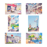 Lumiose City Map A2 Poster & Poster Cards (6) Set Pokémon LEGENDS Z-A - Authentic Japanese Pokémon Center Paper Products 