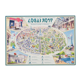 Lumiose City Map A2 Poster & Poster Cards (6) Set Pokémon LEGENDS Z-A - Authentic Japanese Pokémon Center Paper Products 