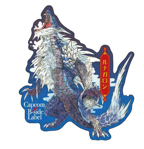 Lunagaron CAPCOM×B-SIDE LABEL Sticker (Artwork) Monster Hunter - Authentic Japanese Capcom Sticker 
