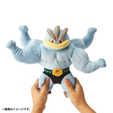 Machamp Brawny Posing Plush Intensive Training - Authentic Japanese Pokémon Center Plush 