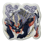 Magnamalo 2way Embroidery Sticker Patch Monster Hunter Rise - Authentic Japanese GRAPHT Sticker 