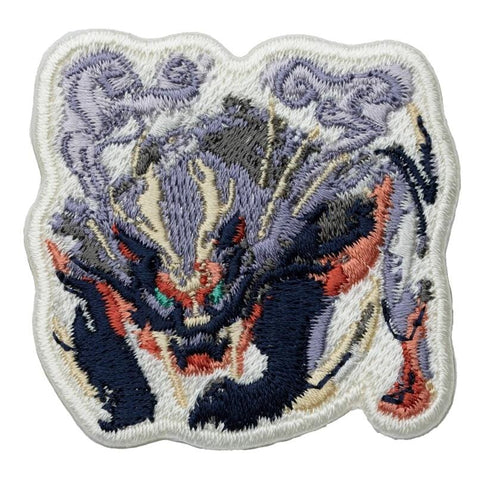 Magnamalo 2way Embroidery Sticker Patch Monster Hunter Rise - Authentic Japanese GRAPHT Sticker 