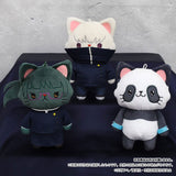 Maki Zenin (Eye Mask Included) withCAT Plush Keychain - Jujutsu Kaisen - Authentic Japanese movic Mascot Plush Keychain 