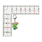Maractus - National Pokédex Metal Charm Keychain #556 - Authentic Japanese Pokémon Center Keychain 