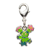Maractus - National Pokédex Metal Charm Keychain #556 - Authentic Japanese Pokémon Center Keychain 