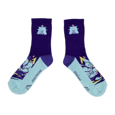 Mareanie Middle Socks (23-25cm) - Moudoku Kiken - Authentic Japanese Pokémon Center Socks 