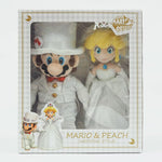 Mario And Peach (Wedding Style) Plush Set - Super Mario Odyssey - Authentic Japanese San-ei Boeki Plush 