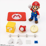 Mario S.H.Figuarts Figure - Super Mario - Authentic Japanese Bandai Namco Figure 