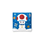 Mario Wrapping x Reusable Bag S (Snowman Toad) - Authentic Japanese Nintendo Household product 