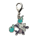 Marowak - National Pokédex Metal Charm Keychain #A105 - Authentic Japanese Pokémon Center Keychain 
