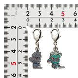 Marshadow, Zenith Marshado - National Pokédex Metal Charm Keychain #802 - Authentic Japanese Pokémon Center Keychain 