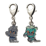 Marshadow, Zenith Marshado - National Pokédex Metal Charm Keychain #802 - Authentic Japanese Pokémon Center Keychain 