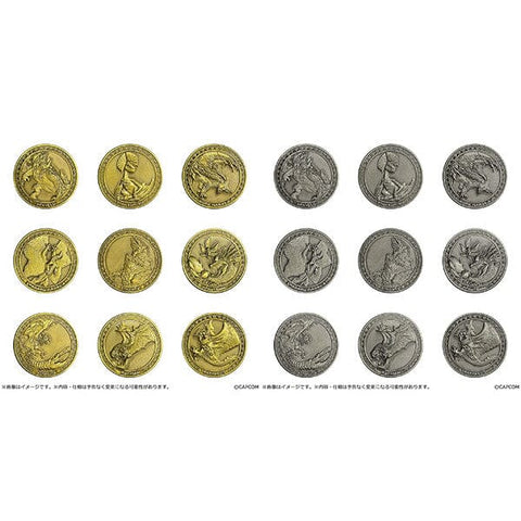 Medal Collection Vol.1 - Monster Hunter (20Pcs/BOX) - Authentic Japanese Capcom Pin 