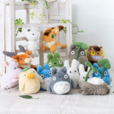 Medium Totoro Fluffy Beanbag Plush - My Neighbor Totoro - Authentic Japanese Sun Arrow Plush 