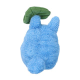 Medium Totoro Holding Leaf Fluffy Beanbag Plush - My Neighbor Totoro - Authentic Japanese Sun Arrow Plush 