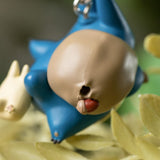 Medium Totoro & Little Totoro Keychain - My Neighbor Totoro - Authentic Japanese Benelic Keychain 