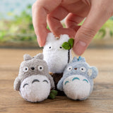 Medium Totoro Mascot Plush Fuwafuwa Ghibli Collection - My Neighbor Totoro - Authentic Japanese Sun Arrow Mascot Plush Keychain 