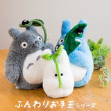 Medium Totoro & Susuwatari Fluffy Beanbag Plush (M) - My Neighbor Totoro - Authentic Japanese Sun Arrow Plush 