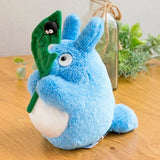 Medium Totoro & Susuwatari Fluffy Beanbag Plush (M) - My Neighbor Totoro - Authentic Japanese Sun Arrow Plush 