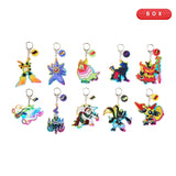 Mega-Evolved Pokémon & Mega Stones (2) Acrylic Keychain Collection (10Pcs/BOX) - Authentic Japanese Pokémon Center Keychain 