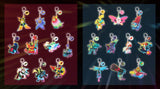 Mega-Evolved Pokémon & Mega Stones (2) Acrylic Keychain Collection (1Pcs/Random) - Authentic Japanese Pokémon Center Keychain 