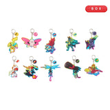 Mega-Evolved Pokémon & Mega Stones (3) Acrylic Keychain Collection (10Pcs/BOX) - Authentic Japanese Pokémon Center Keychain 