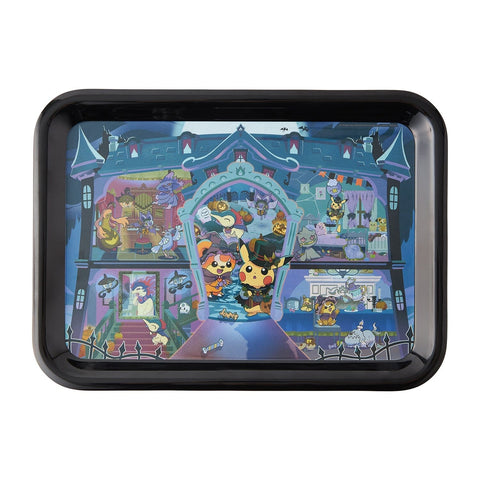 Melamine Tray Halloween Ghost Chateau - Authentic Japanese Pokémon Center Bowl (plastic) 