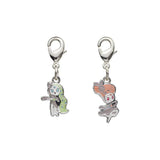 Meloetta - National Pokédex Metal Charm Keychain #648 - Authentic Japanese Pokémon Center Keychain 