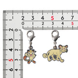 Meowth, Persian - National Pokédex Metal Charm Keychain #052, #053 - Authentic Japanese Pokémon Center Keychain 
