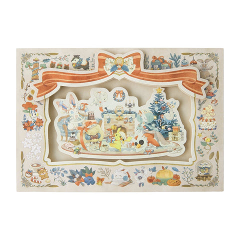 Message Cards Pokémon Holiday Blessings - Authentic Japanese Pokémon Center Paper Products 