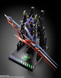 METAL BUILD EVA-01 30th with the spear of Gaius - Neon Genesis Evangelion - Authentic Japanese Bandai Namco Figure 