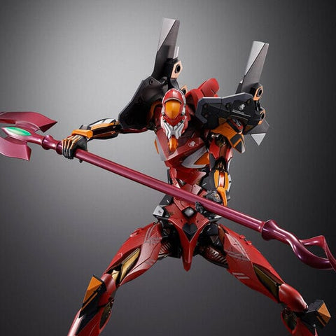 METAL BUILD Figure EVA-02 Production Model 30th with the s pear of Cassius - Neon Genesis Evangelion - Authentic Japanese Bandai Namco Figure 