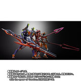 METAL BUILD Figure EVA-02 Production Model 30th with the s pear of Cassius - Neon Genesis Evangelion - Authentic Japanese Bandai Namco Figure 