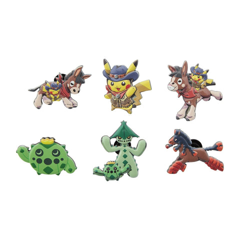 Metal Pins Collection Run Run ! Desert (6Pcs/BOX) - Authentic Japanese Pokémon Center Pin 