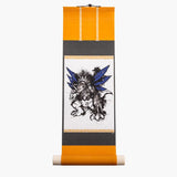 MetalGreymon Mini Hanging Scroll - Digimon Adventure - Authentic Japanese TOEI ANIMATION Paper Products 