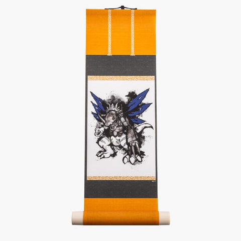 MetalGreymon Mini Hanging Scroll - Digimon Adventure - Authentic Japanese TOEI ANIMATION Paper Products 