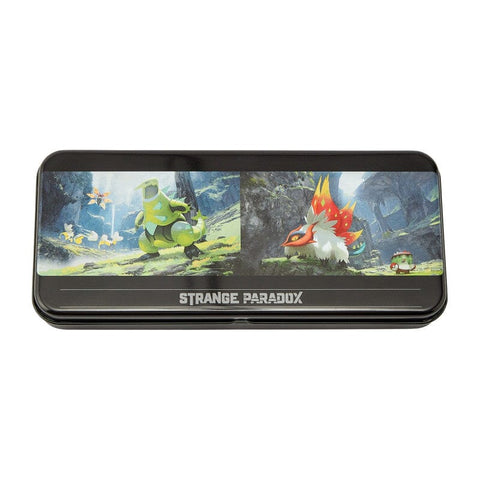 Metallic Pen Case - Pokémon STRANGE PARADOX - Authentic Japanese Pokémon Center Office product 