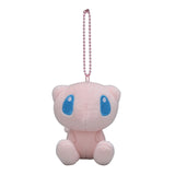 Mew Mochiricchi Mascot Plush Keychain Pokémon Dolls - Authentic Japanese Pokémon Center Mascot Plush Keychain 