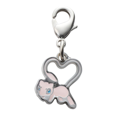 Mew - National Pokédex Metal Charm Keychain #151 - Authentic Japanese Pokémon Center Keychain 