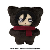 Mikasa Chimikemo Mascot Plush 2 - Attack on Titan - Authentic Japanese Ensky Mascot Plush Keychain 