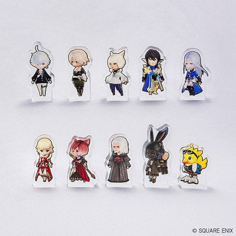 Mini Acrylic Block Collection Vol.1 - Final Fantasy XIV (10Pcs/BOX) - Authentic Japanese Square Enix Acrylic Stand 